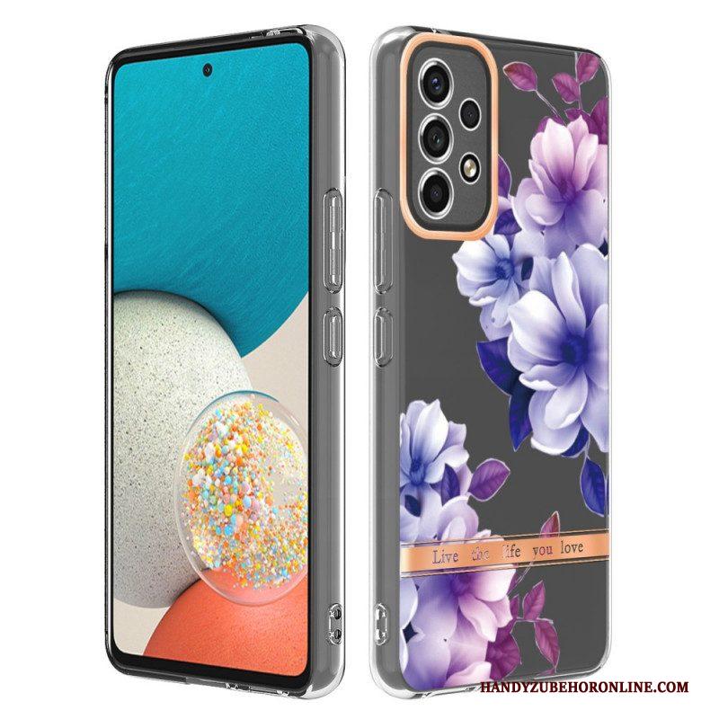 Hoesje voor Samsung Galaxy A53 5G Naadloze Bloemen