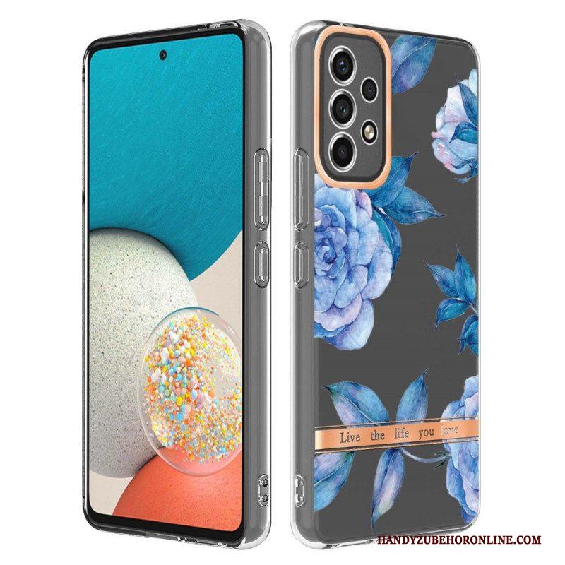 Hoesje voor Samsung Galaxy A53 5G Naadloze Bloemen