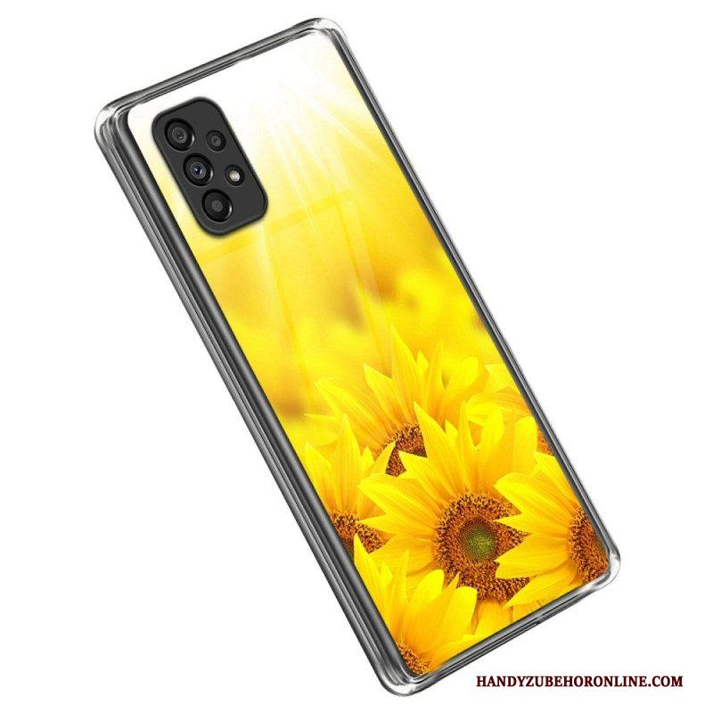 Hoesje voor Samsung Galaxy A53 5G Zonnebloemen