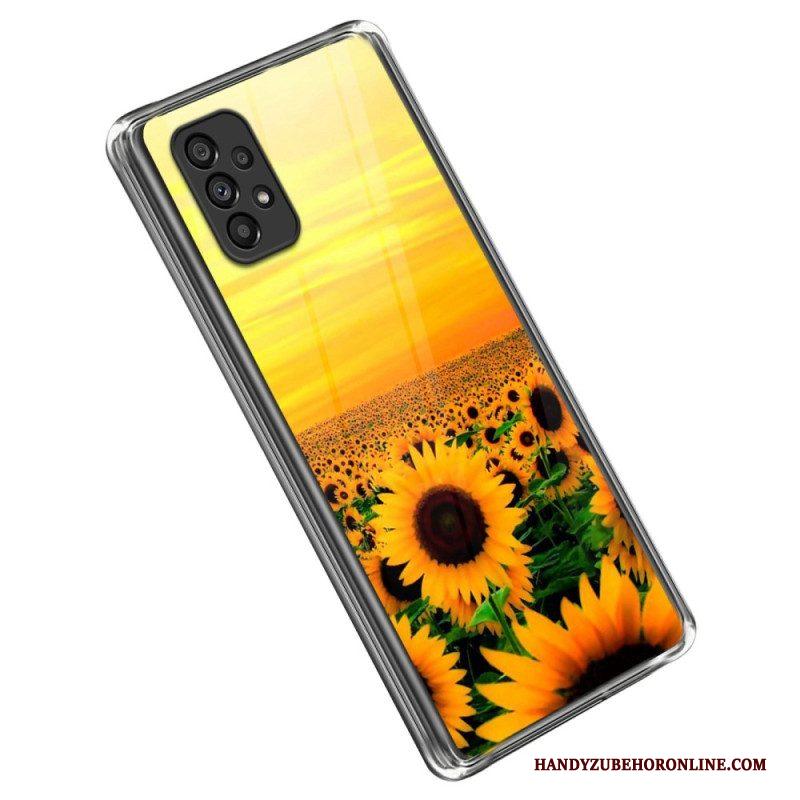 Hoesje voor Samsung Galaxy A53 5G Zonnebloemen