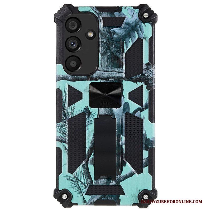 Hoesje voor Samsung Galaxy A54 5G Camouflage Verwijderbare Ondersteuning