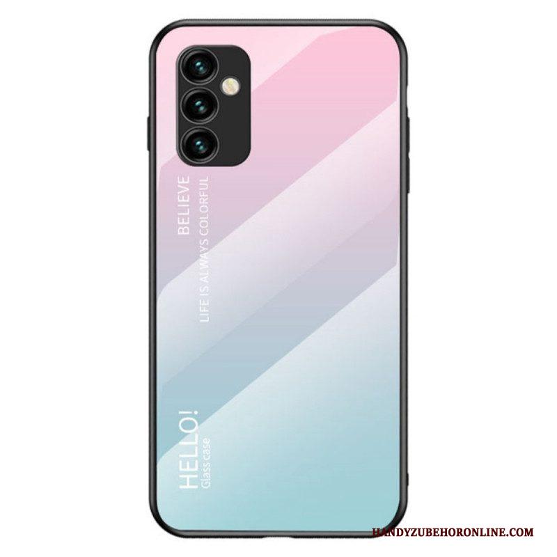 Hoesje voor Samsung Galaxy M23 5G Gehard Glas Hallo