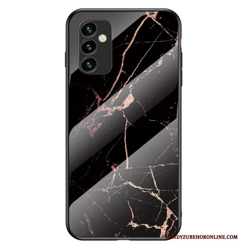 Hoesje voor Samsung Galaxy M23 5G Marmeren Kleuren Gehard Glas