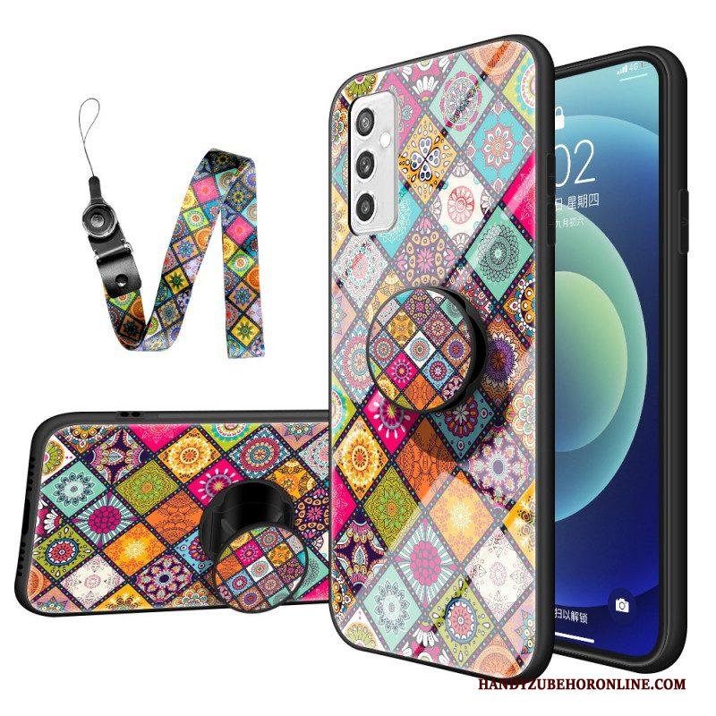 Hoesje voor Samsung Galaxy M52 5G Met Ketting Oosters Bandtapijt