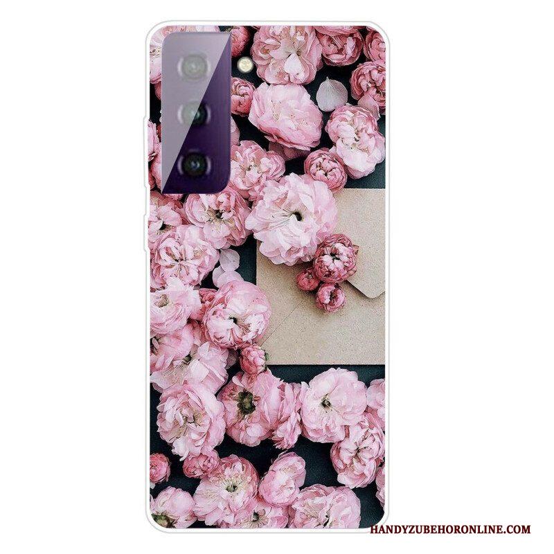 Hoesje voor Samsung Galaxy S21 5G Intense Bloemen