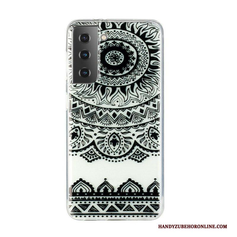 Hoesje voor Samsung Galaxy S21 5G Naadloze Bloemmandala