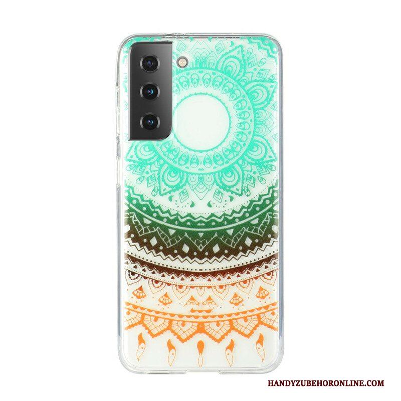 Hoesje voor Samsung Galaxy S21 5G Naadloze Bloemmandala