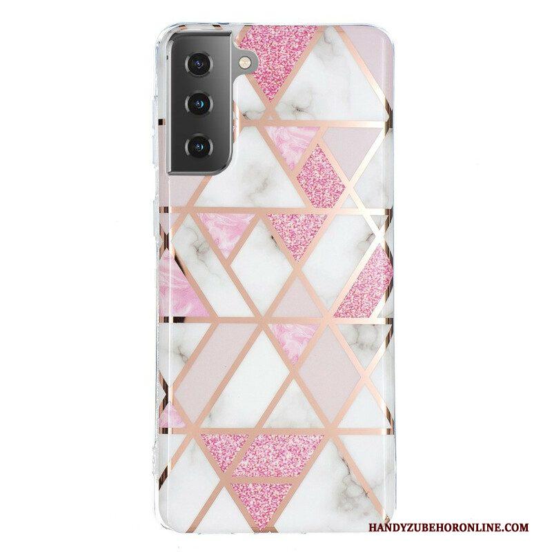 Hoesje voor Samsung Galaxy S21 5G Ultradesign Marmer