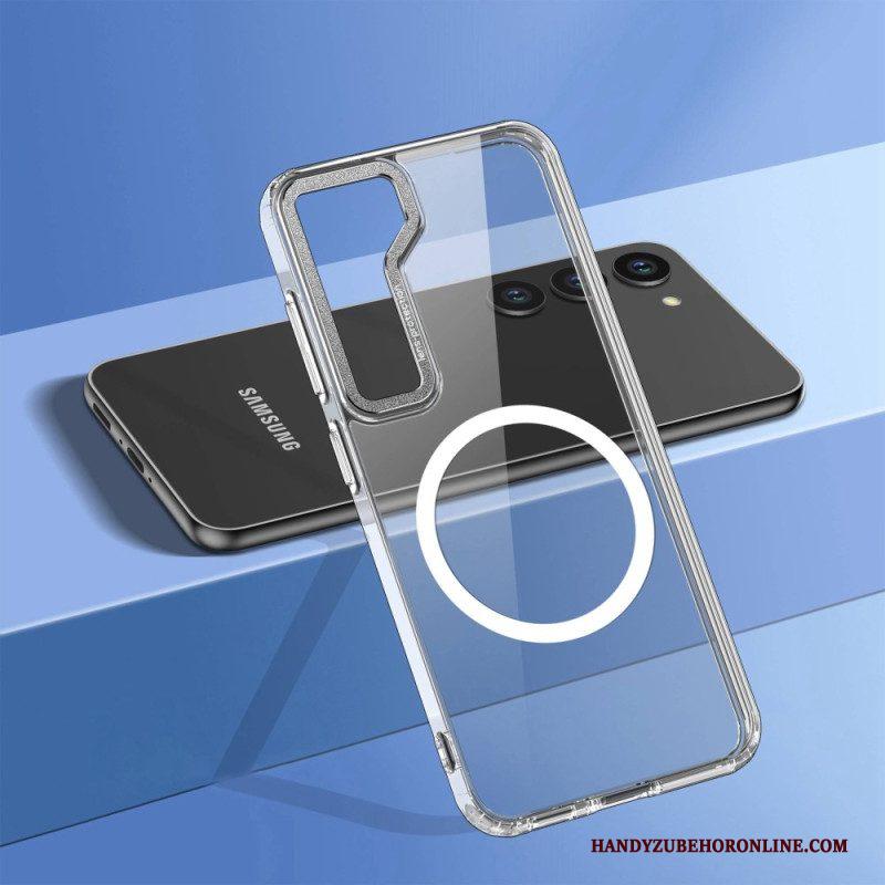 Hoesje voor Samsung Galaxy S23 5G Transparant Magsafe-compatibel