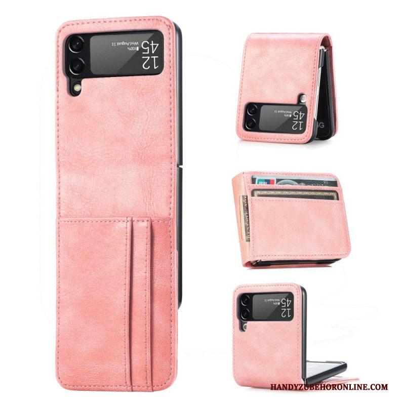 Hoesje voor Samsung Galaxy Z Flip 3 5G Portemonnee Folio-hoesje Stijl Lederen Portemonnee