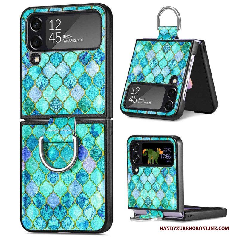 Hoesje voor Samsung Galaxy Z Flip 4 Folio-hoesje Fantasie Met Ring Caseneo