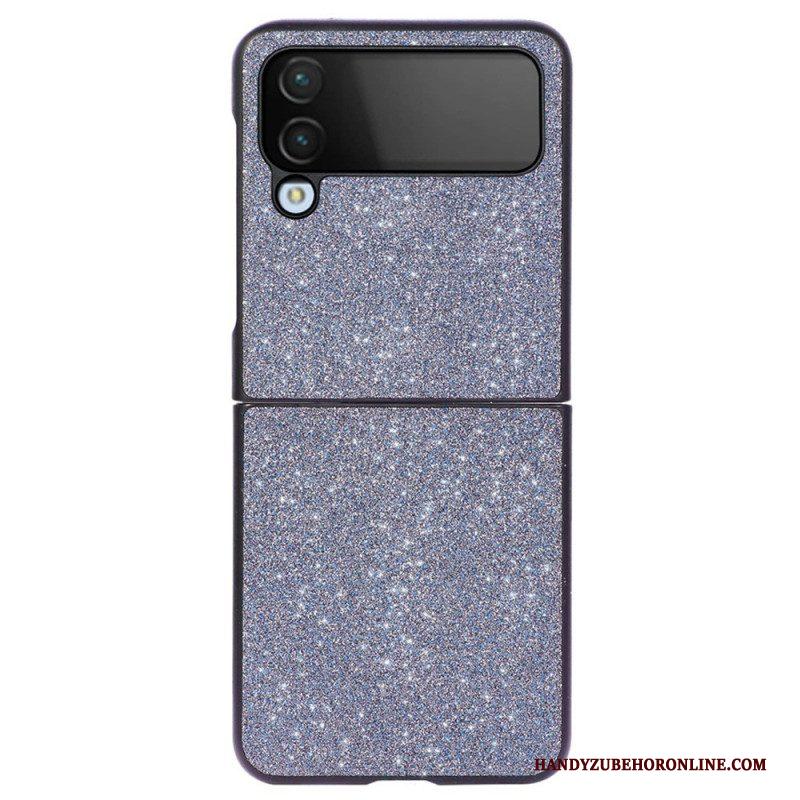 Hoesje voor Samsung Galaxy Z Flip 4 Folio-hoesje Glitter Huid