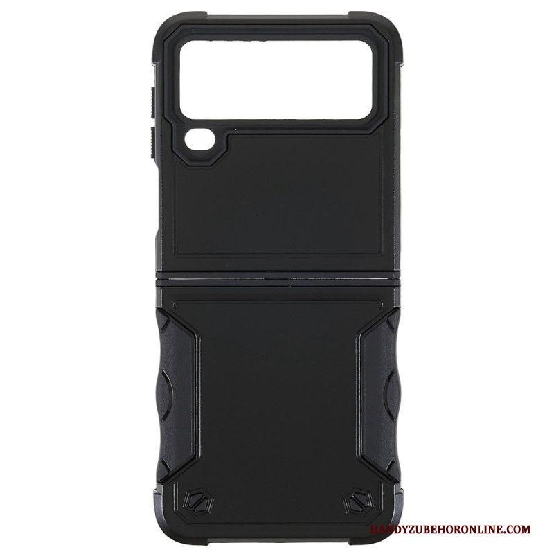 Hoesje voor Samsung Galaxy Z Flip 4 Folio-hoesje Knop Hybride