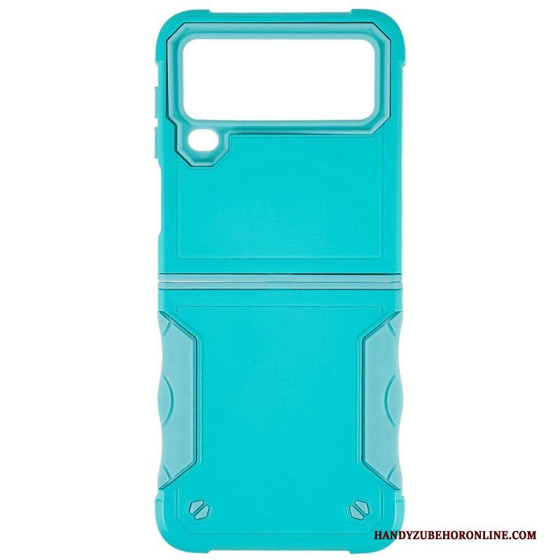 Hoesje voor Samsung Galaxy Z Flip 4 Folio-hoesje Knop Hybride