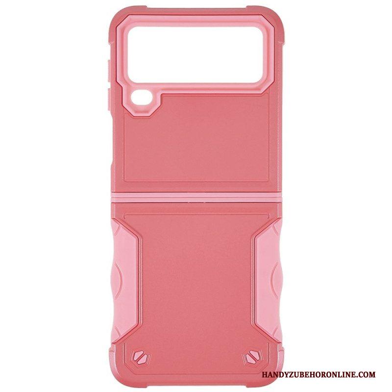 Hoesje voor Samsung Galaxy Z Flip 4 Folio-hoesje Knop Hybride