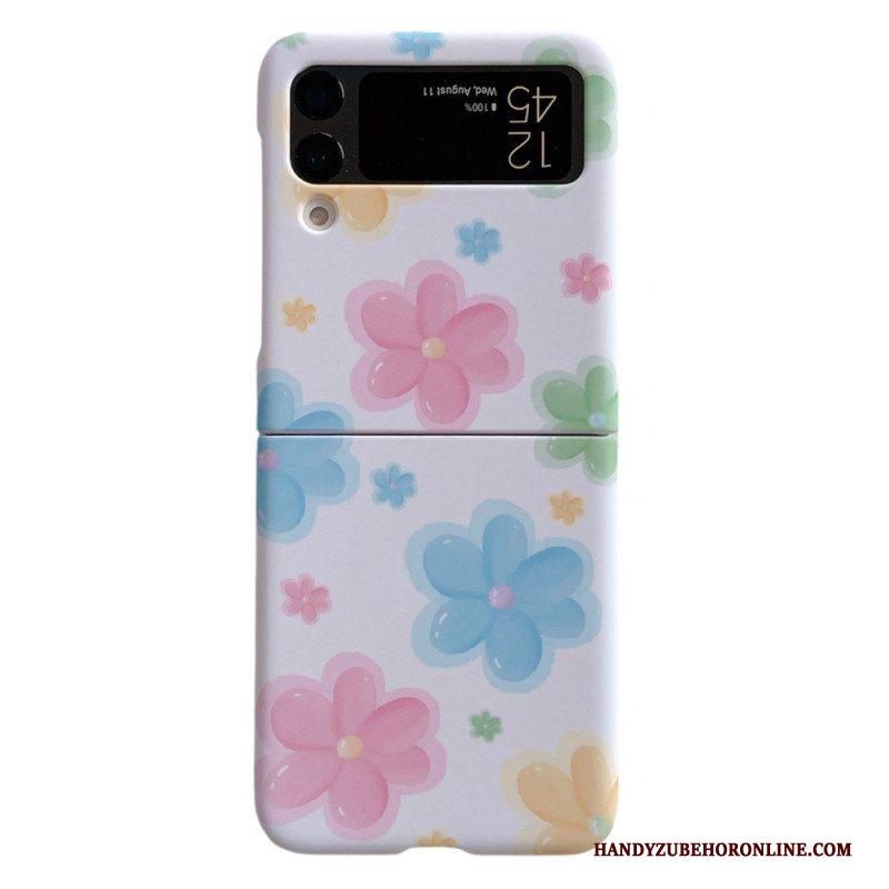 Hoesje voor Samsung Galaxy Z Flip 4 Folio-hoesje Mooie Bloemen