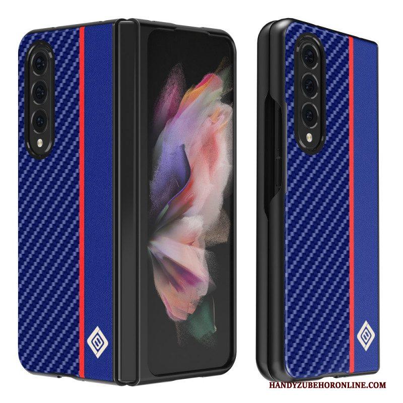 Hoesje voor Samsung Galaxy Z Fold 3 5G Koolstofvezellijn Lc.imeeke