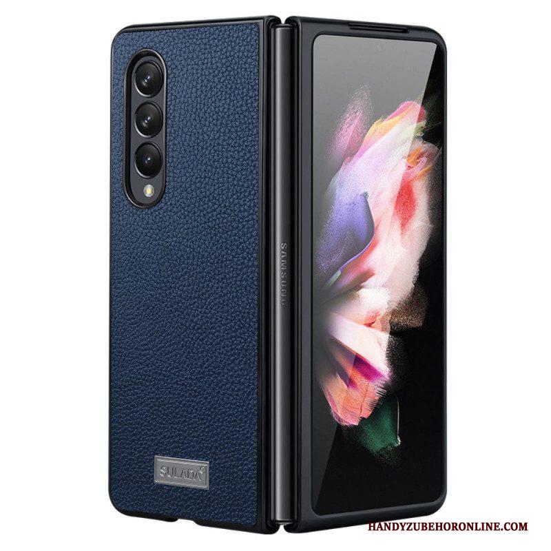 Hoesje voor Samsung Galaxy Z Fold 3 5G Sulada Getextureerd Kunstleer