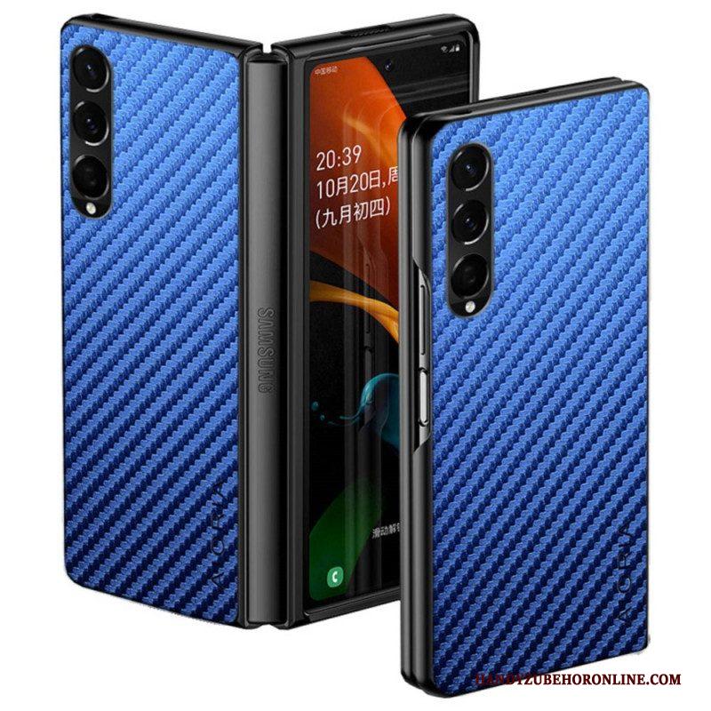 Hoesje voor Samsung Galaxy Z Fold 4 Aioria-koolstofvezel