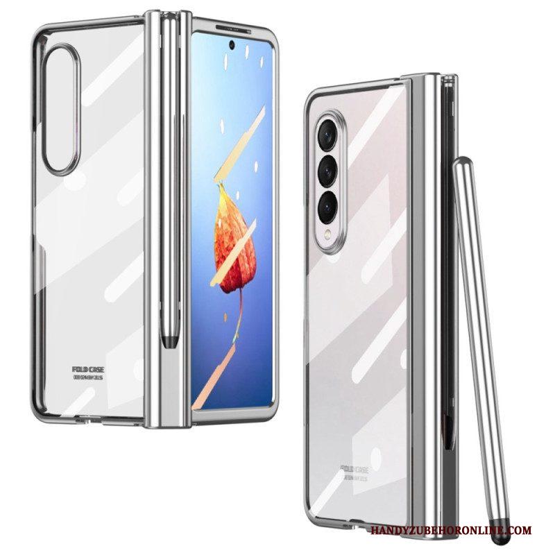 Hoesje voor Samsung Galaxy Z Fold 4 Frosted Shell Met Stylus