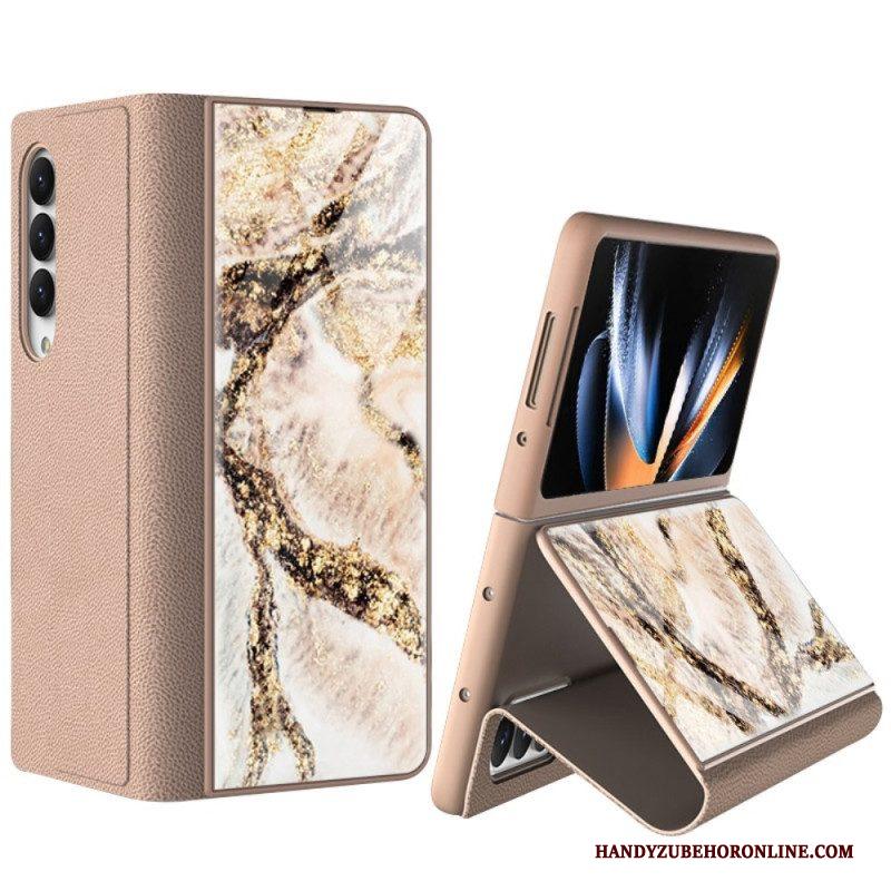 Hoesje voor Samsung Galaxy Z Fold 4 Gkk Marmeren Golven