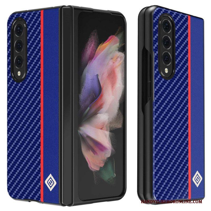 Hoesje voor Samsung Galaxy Z Fold 4 Koolstofvezellijn Lc. Imeeke