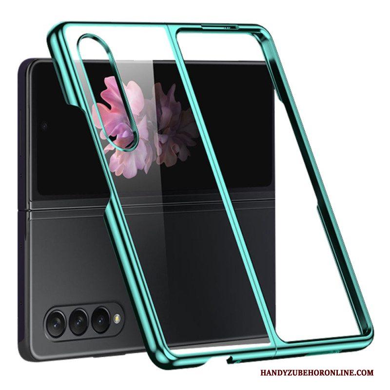 Hoesje voor Samsung Galaxy Z Fold 4 Transparant Metaal