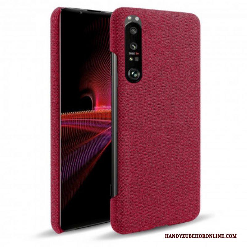 Hoesje voor Sony Xperia 1 III Textuurstof Ksq