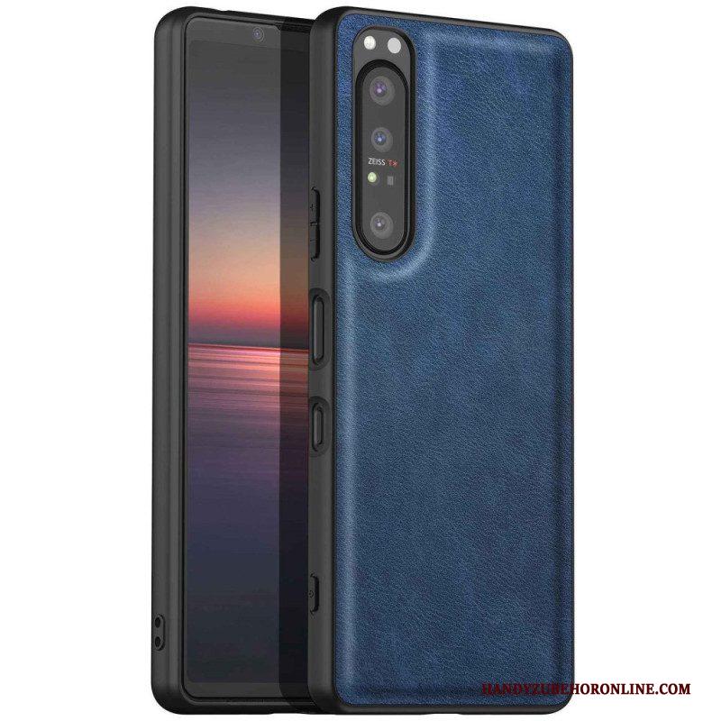 Hoesje voor Sony Xperia 1 IV Kunstleer