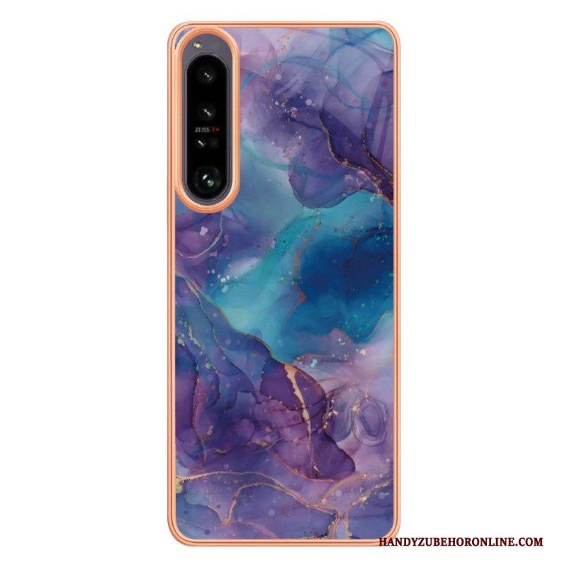 Hoesje voor Sony Xperia 1 IV Marmer