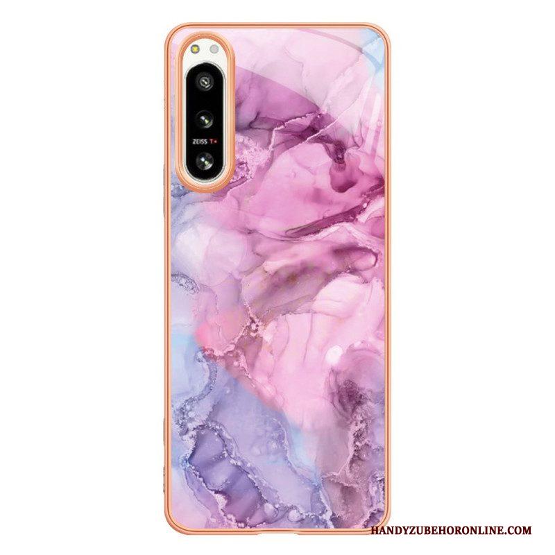 Hoesje voor Sony Xperia 5 IV Marmer