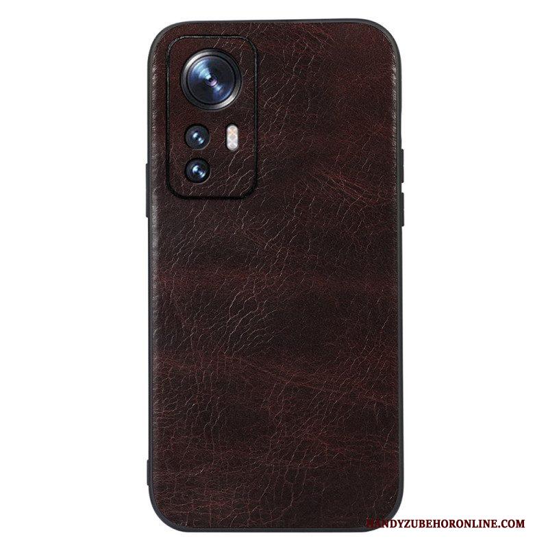 Hoesje voor Xiaomi 12 / 12X Echt Leer