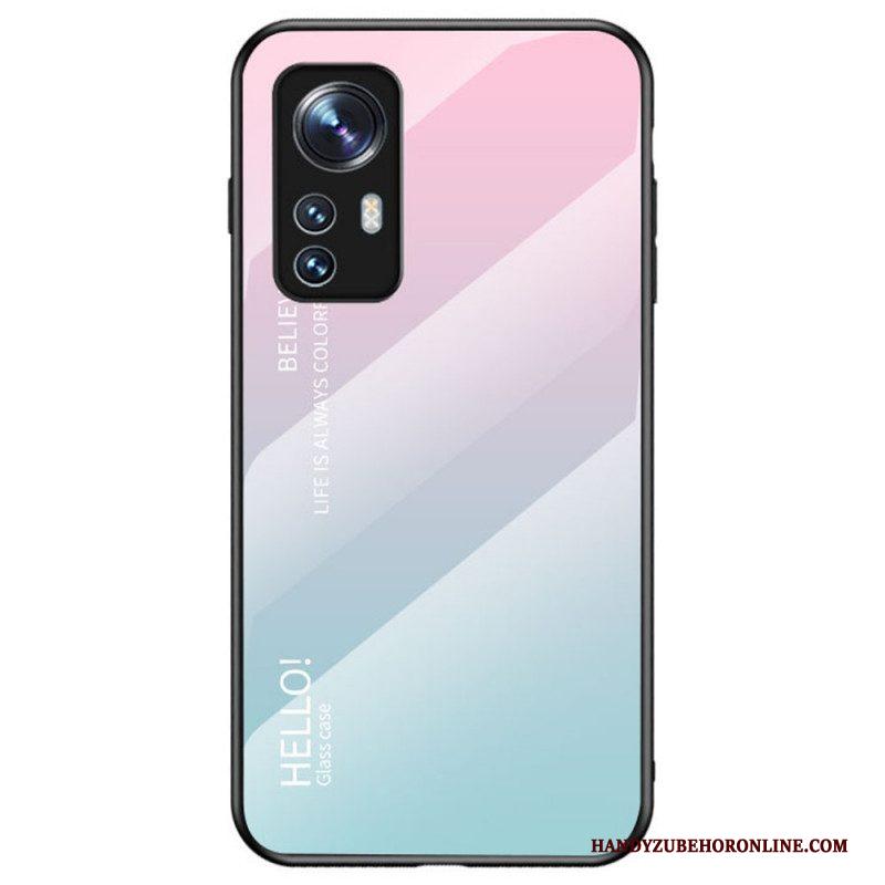 Hoesje voor Xiaomi 12 / 12X Gehard Glas Hallo