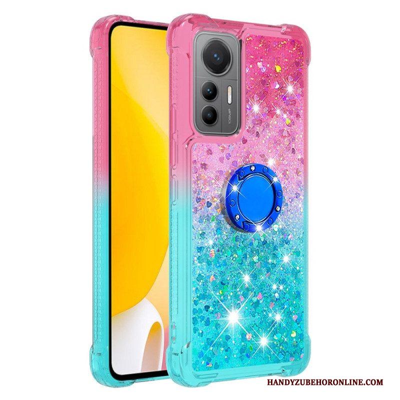 Hoesje voor Xiaomi 12 Lite Glitter Ringbeugel