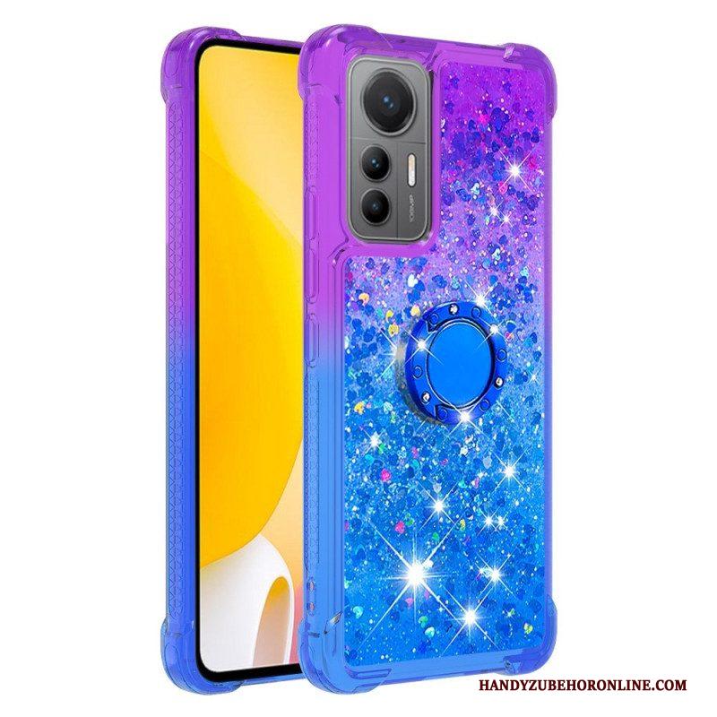 Hoesje voor Xiaomi 12 Lite Glitter Ringbeugel