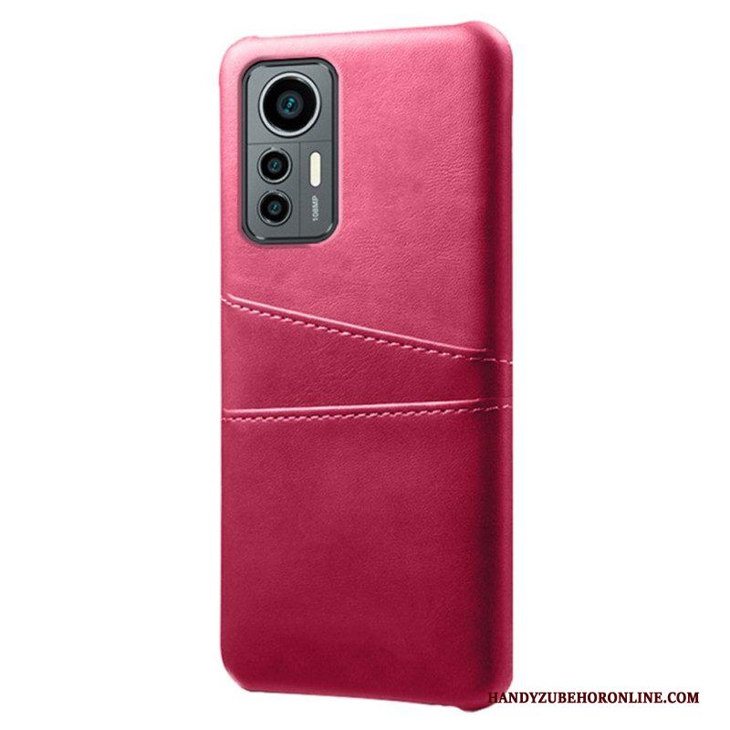 Hoesje voor Xiaomi 12 Lite Kaarthouder Met Leereffect