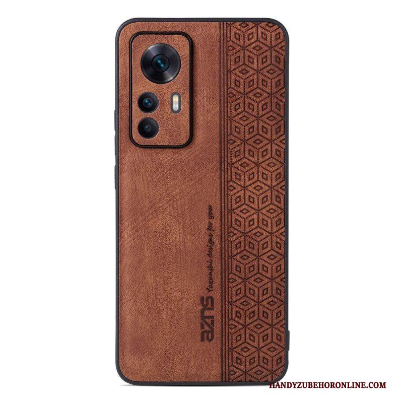 Hoesje voor Xiaomi 12T / 12T Pro Azns Ledereffect