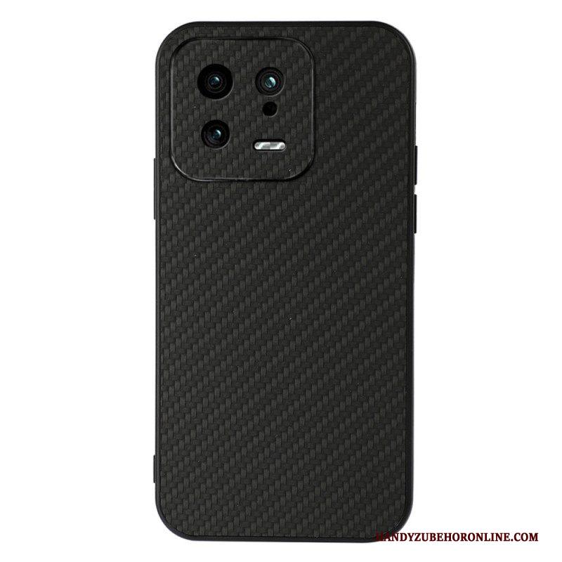 Hoesje voor Xiaomi 13 Klassieke Koolstofvezel