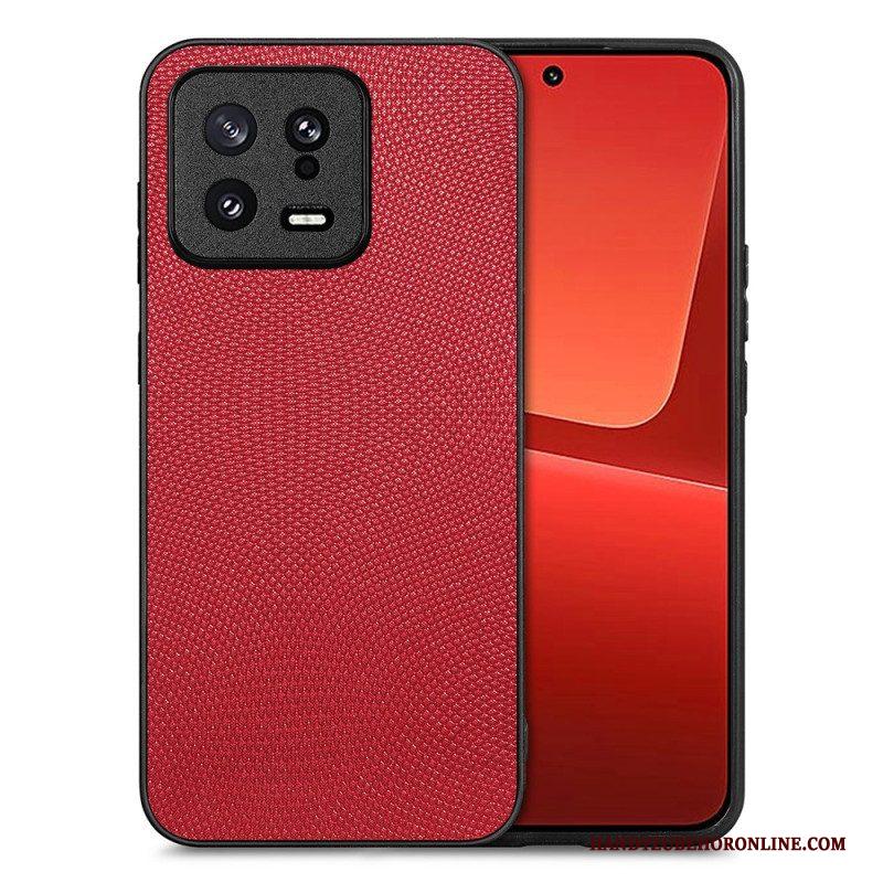 Hoesje voor Xiaomi 13 Stijl Leer Kleur