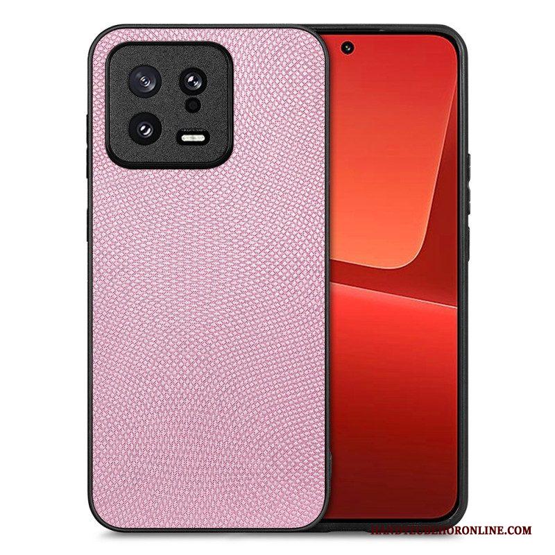 Hoesje voor Xiaomi 13 Stijl Leer Kleur