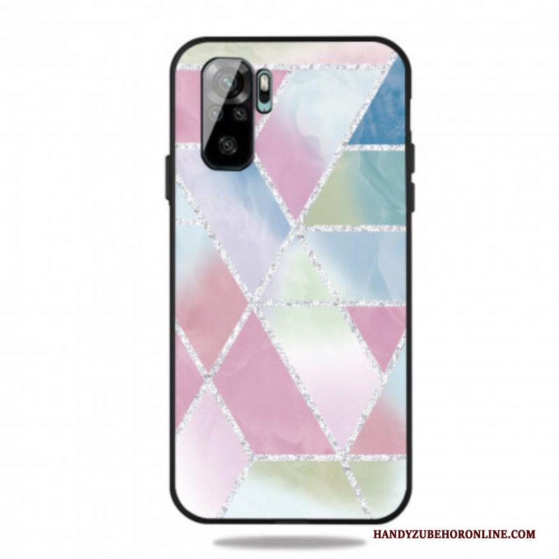 Hoesje voor Xiaomi Redmi Note 10 / 10S Glitter Marmer