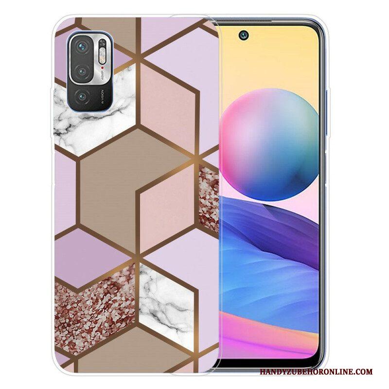 Hoesje voor Xiaomi Redmi Note 10 5G Geometrisch Marmer