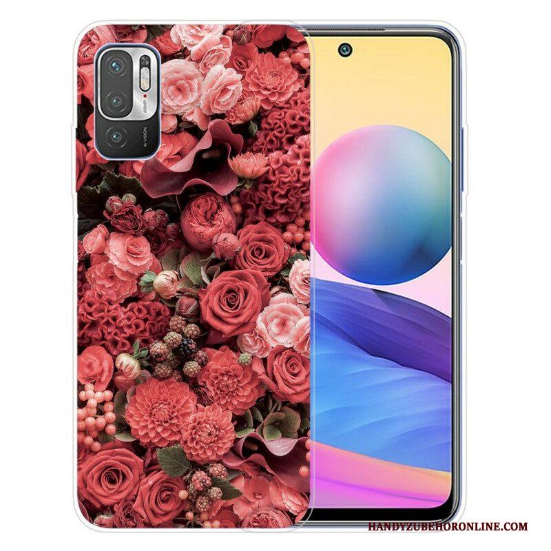 Hoesje voor Xiaomi Redmi Note 10 5G Intense Bloemen