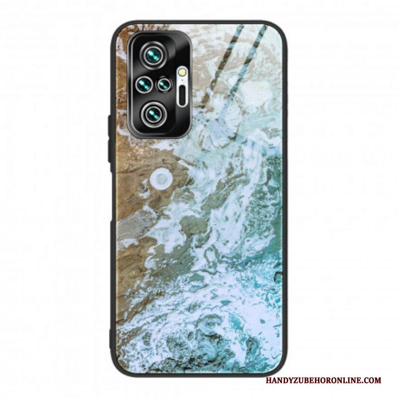 Hoesje voor Xiaomi Redmi Note 10 Pro Designkleuren Gehard Glas