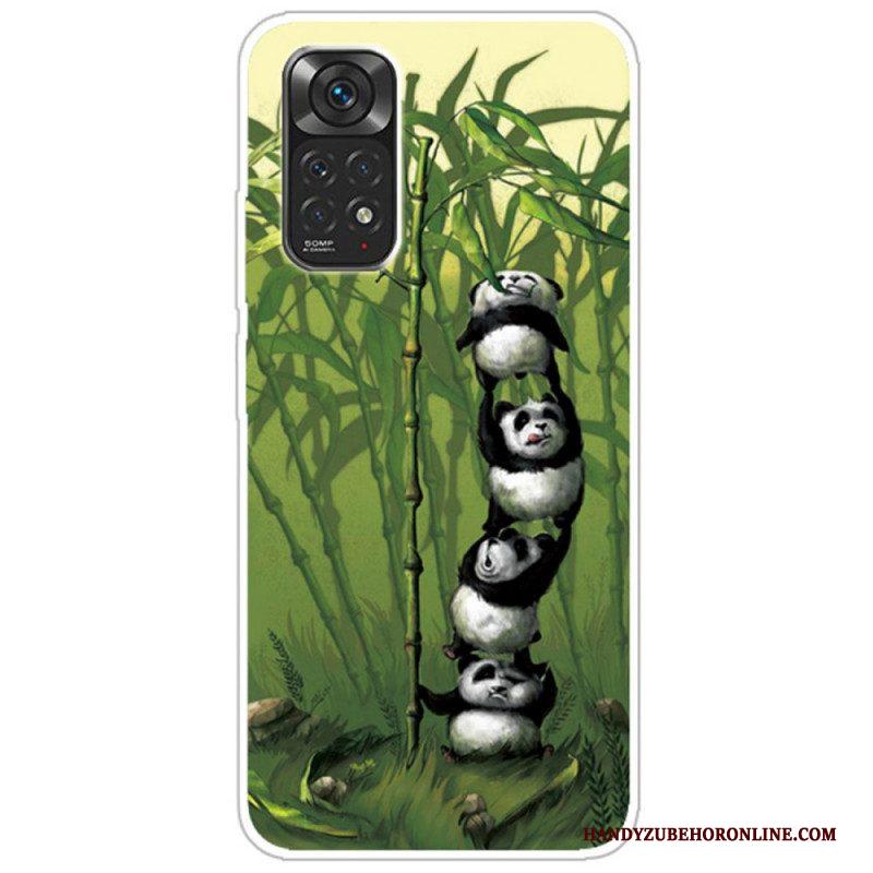 Hoesje voor Xiaomi Redmi Note 11 / 11S Stelletje Panda's