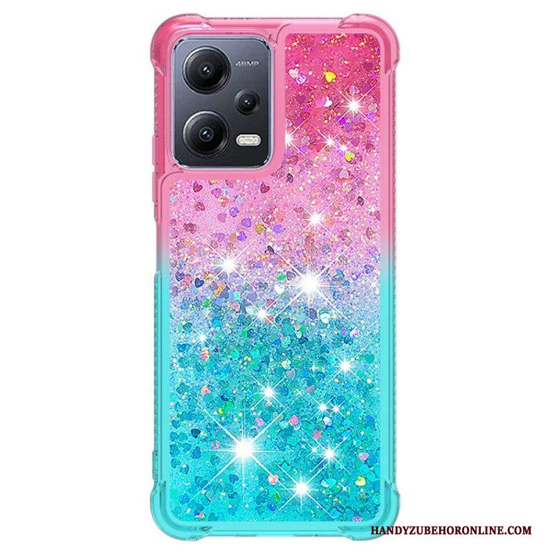 Hoesje voor Xiaomi Redmi Note 12 5G Kleur Pailletten