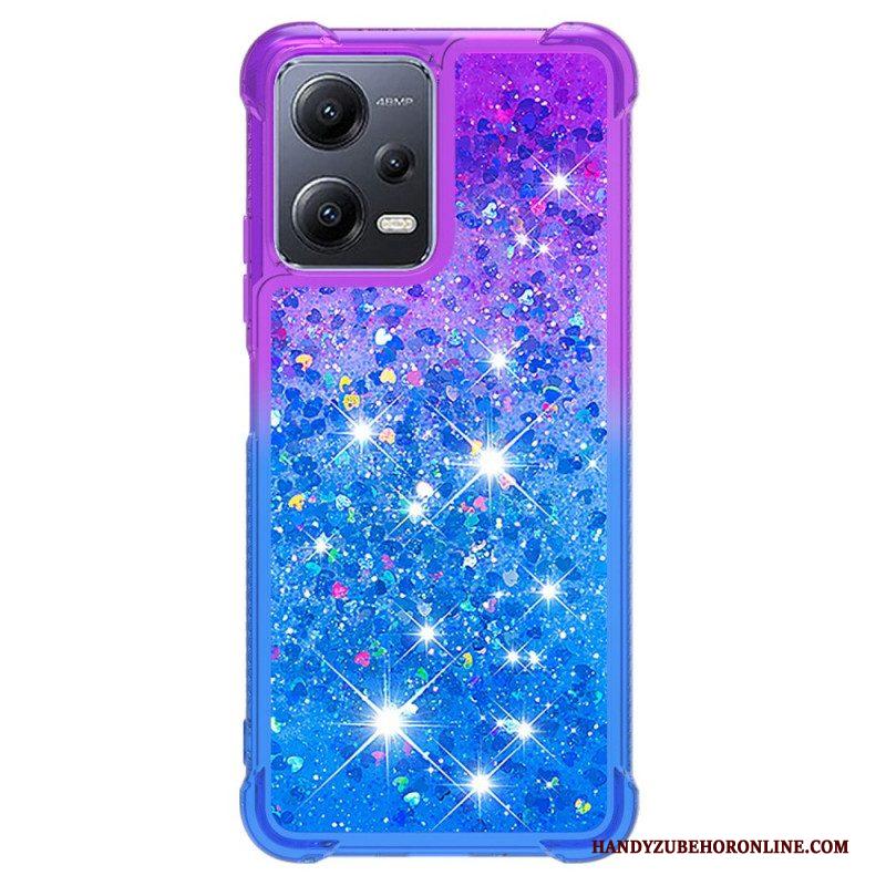 Hoesje voor Xiaomi Redmi Note 12 5G Kleur Pailletten