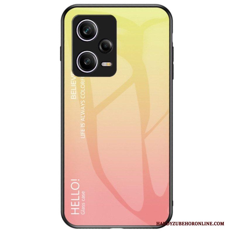 Hoesje voor Xiaomi Redmi Note 12 Pro Gehard Glas Hallo