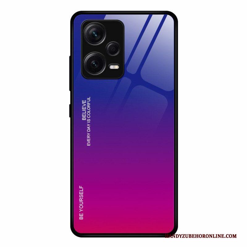 Hoesje voor Xiaomi Redmi Note 12 Pro Plus Gehard Glas Wees Jezelf