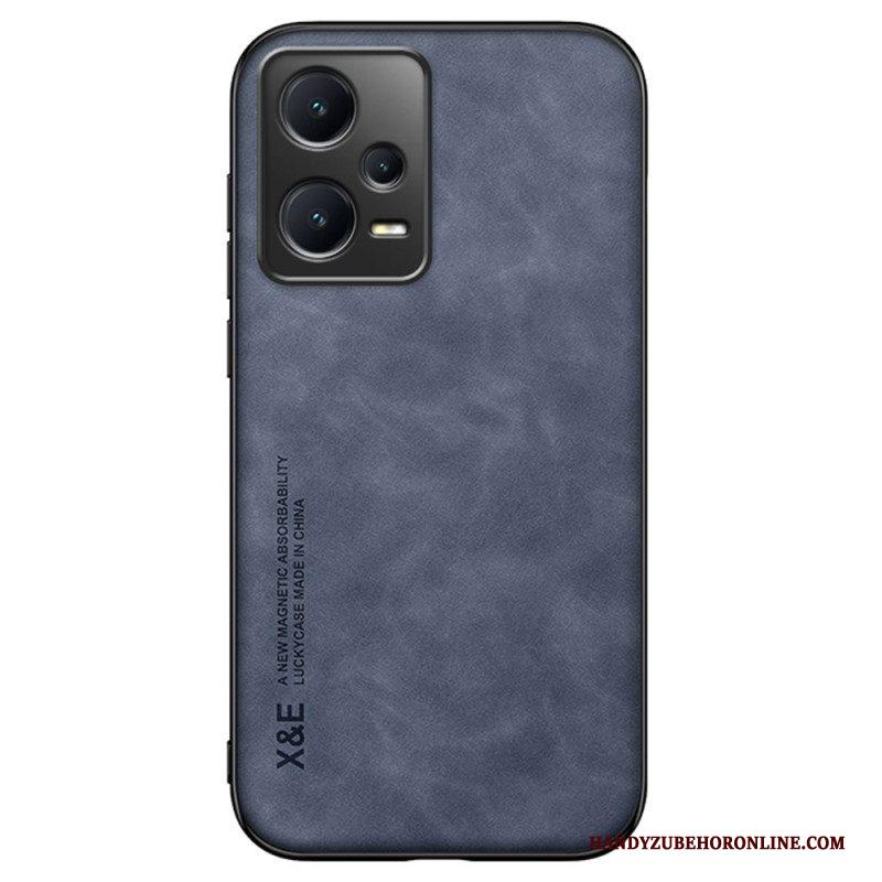 Hoesje voor Xiaomi Redmi Note 12 Pro X&e Ledereffect Leer